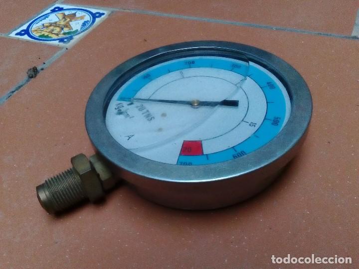 Antig&uuml;edades: manometro glicerina - 20 tns - Foto 3