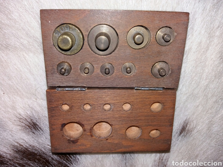 Antig&uuml;edades: Juego de pesas para balanza de joyero - Foto 3
