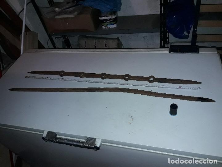 Antig&uuml;edades: Reja ventana forja 5 barras 110cm. - Foto 1