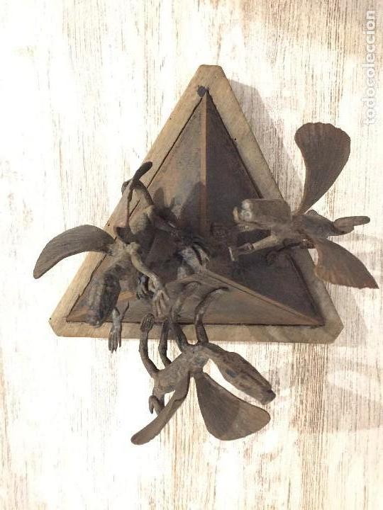 Antig&uuml;edades: CENTRO - C&Uacute;PULA HIERRO CON DRAGONES DE FORJA - Foto 7