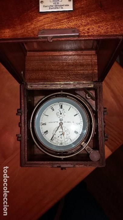 Antig&uuml;edades: CRONOMETRO MARINO ANTIGUO ALEMAN - Foto 5