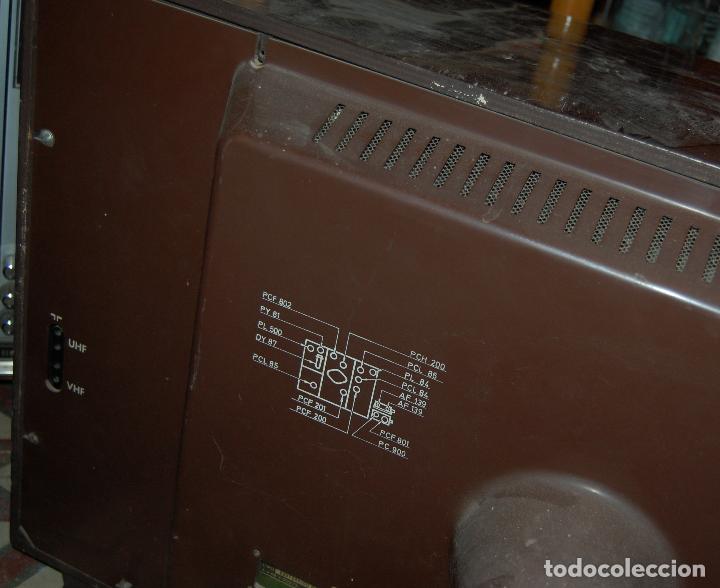 Antig&uuml;edades: TELEVISOR TELEVISI&Oacute;N PHILLIPS AUTOMATICO VINTAGE - Foto 5