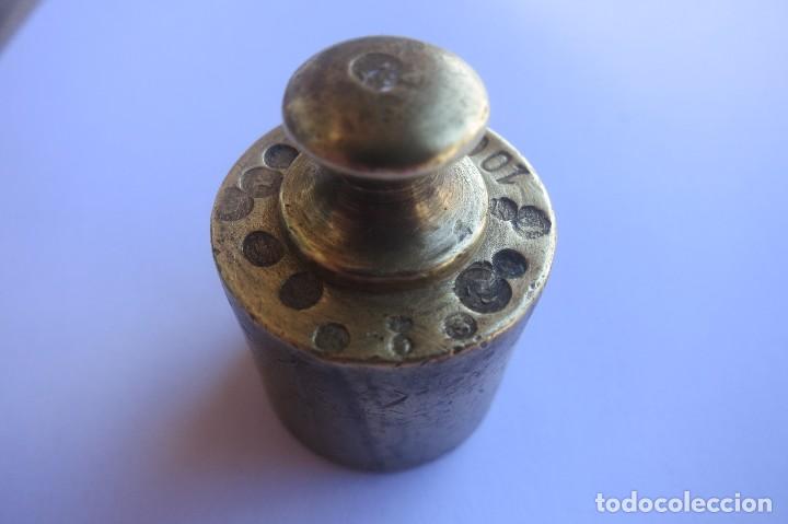 Antig&uuml;edades: pesa de 100 gramos antigua 1887 - Foto 1