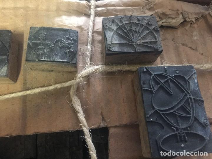 Antig&uuml;edades: LOTE IMPRENTA SELLOS ANTIGUOS - Foto 2