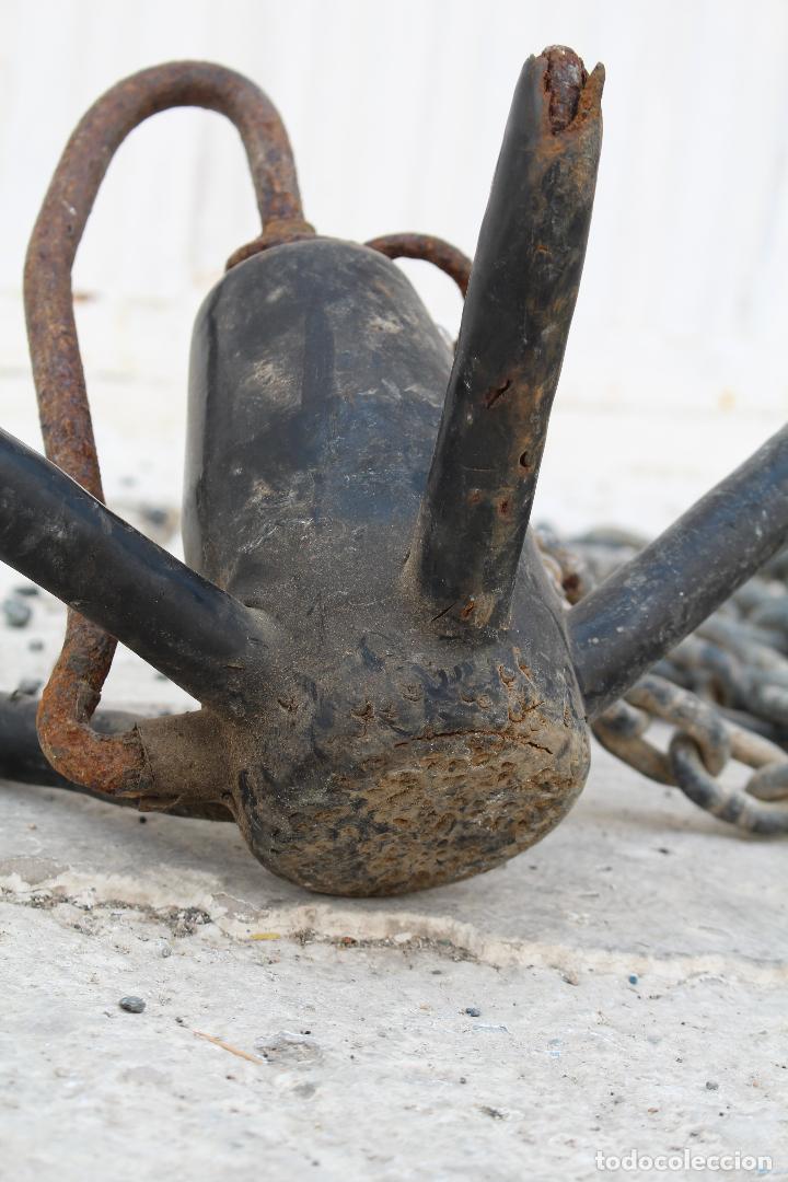 ancla de barco con 3,5m.de cadena Comprar Antigüedades Marinas y
