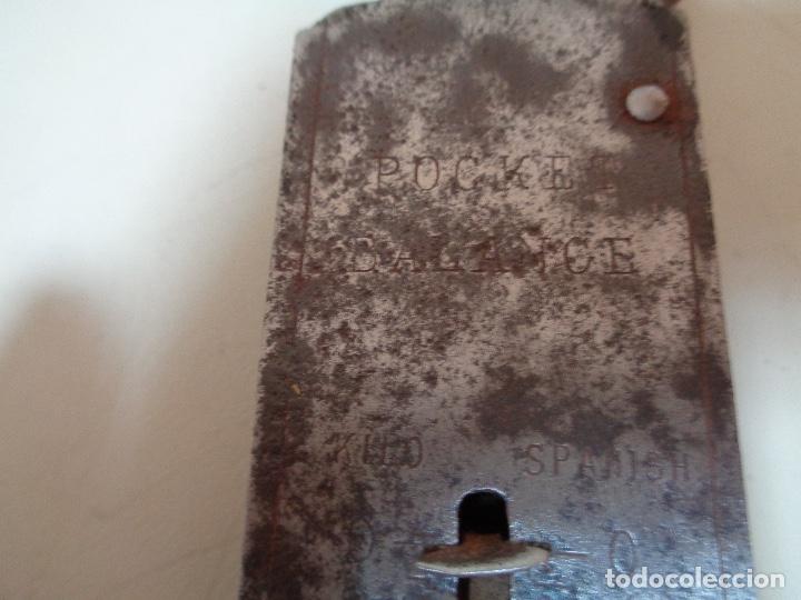 Antig&uuml;edades: balanza o romana Pocket - Foto 3
