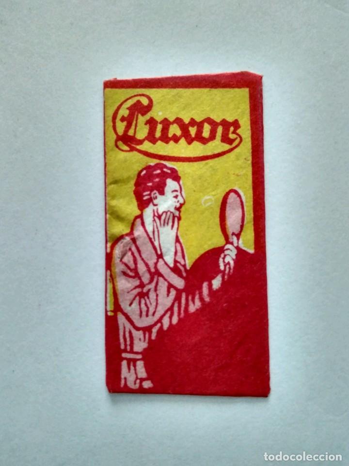 Antig&uuml;edades: HOJA DE AFEITAR. LUXOR. SAFETY RAZOR BLADE. - Foto 1