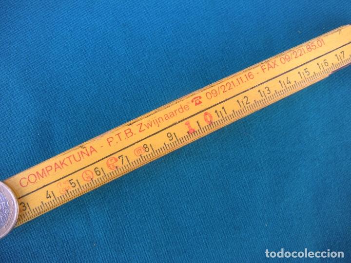 Antig&uuml;edades: METRO DE MADERA COMPAKTUNA - Foto 2