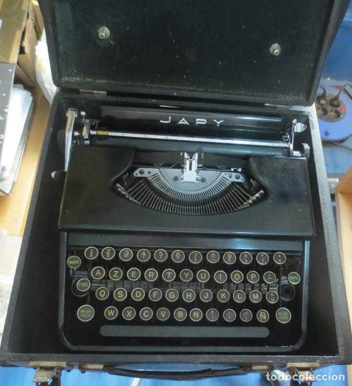 Antig&uuml;edades: M&Aacute;QUINA DE ESCRIBIR MARCA JAPY CON ESTUCHE - Foto 3