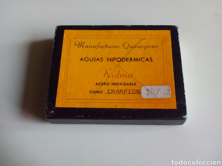 Antig&uuml;edades: CAJA CON AGUJA HIPOD&Eacute;RMICA - Foto 1