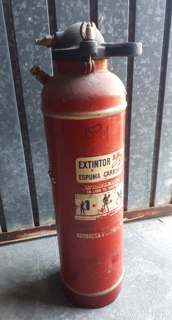 Antig&uuml;edades: Extintor de 60 cm de altura - Foto 4