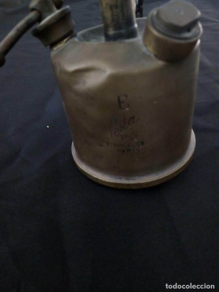 Antig&uuml;edades: Soplete muy antiguo Vesta de lat&oacute;n. - Foto 3