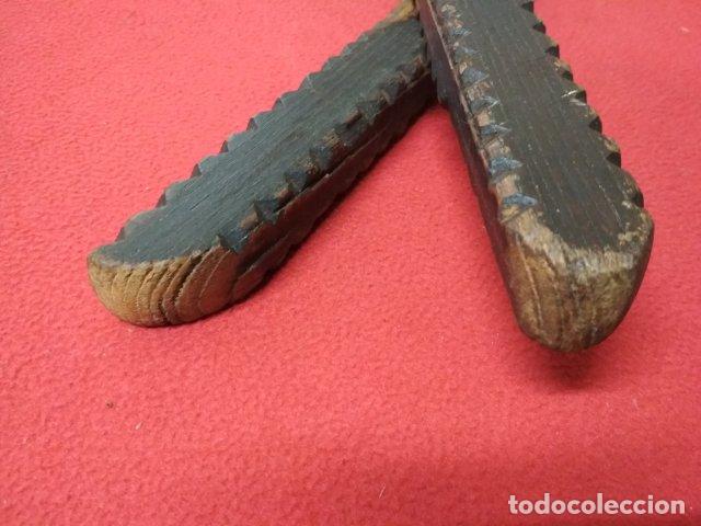 Antig&uuml;edades: ANTIGUO UTIL PARA RECOGER CASTA&Ntilde;AS - Foto 2
