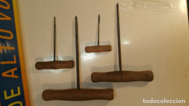 Antig&uuml;edades: JUEGO DE BERBIQUIS MANUALES PARA MADERA - Foto 1