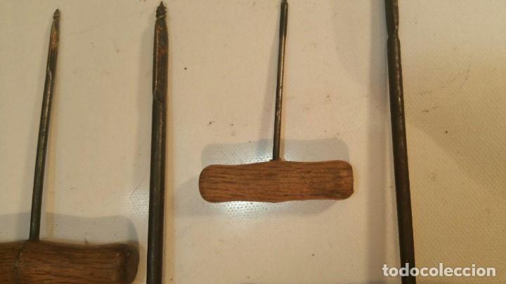 Antig&uuml;edades: JUEGO DE BERBIQUIS MANUALES PARA MADERA - Foto 4