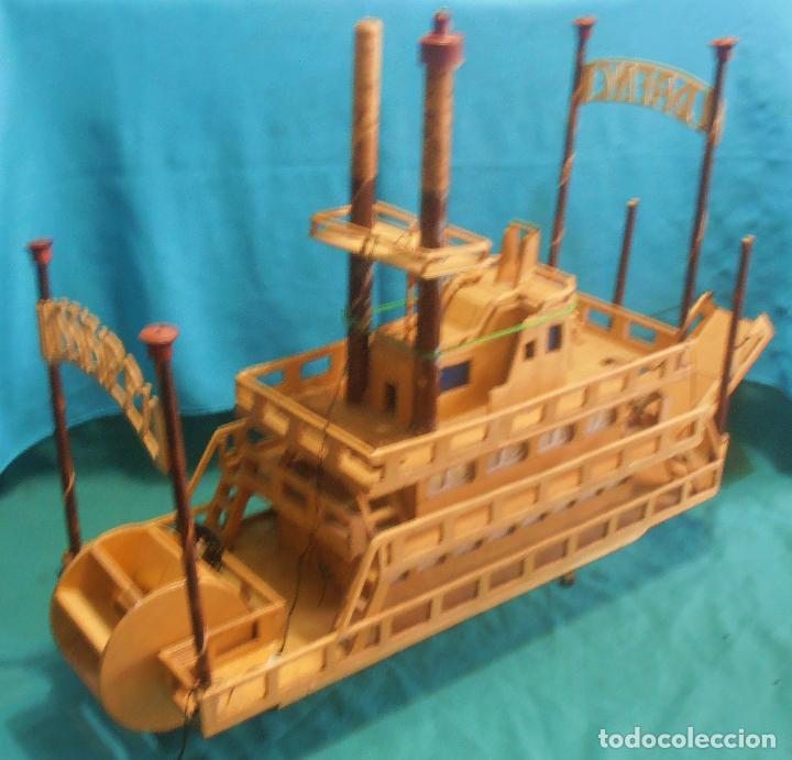 Antig&uuml;edades: MAQUETA BARCO MISSISIPI - Foto 2