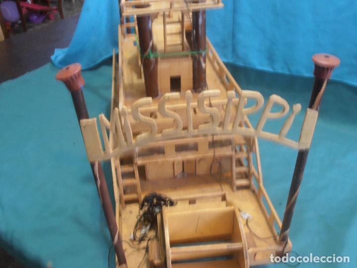 Antig&uuml;edades: MAQUETA BARCO MISSISIPI - Foto 4