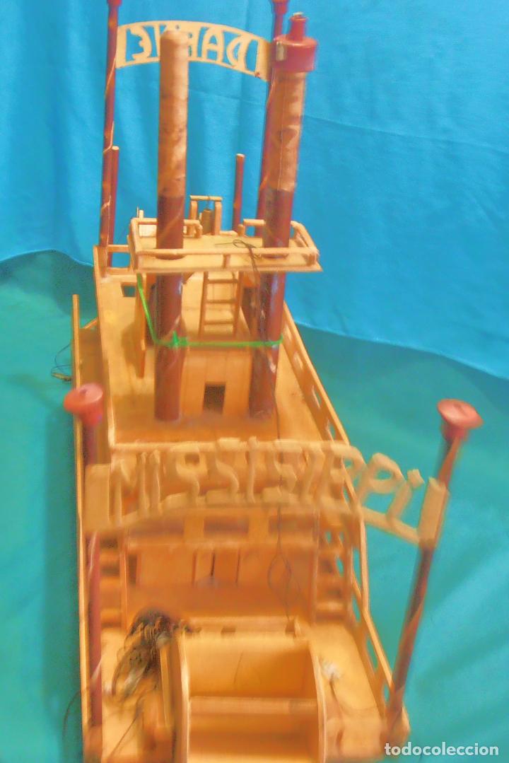 Antig&uuml;edades: MAQUETA BARCO MISSISIPI - Foto 5