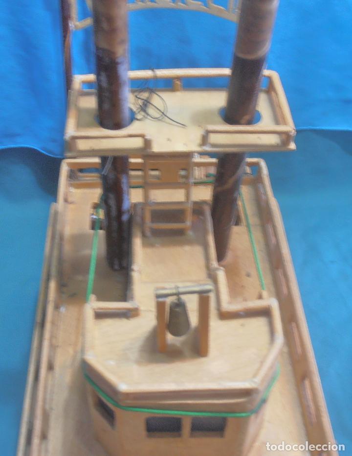 Antig&uuml;edades: MAQUETA BARCO MISSISIPI - Foto 9