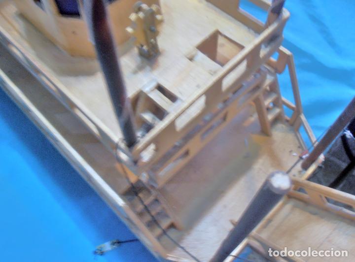 Antig&uuml;edades: MAQUETA BARCO MISSISIPI - Foto 11