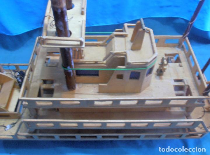 Antig&uuml;edades: MAQUETA BARCO MISSISIPI - Foto 12