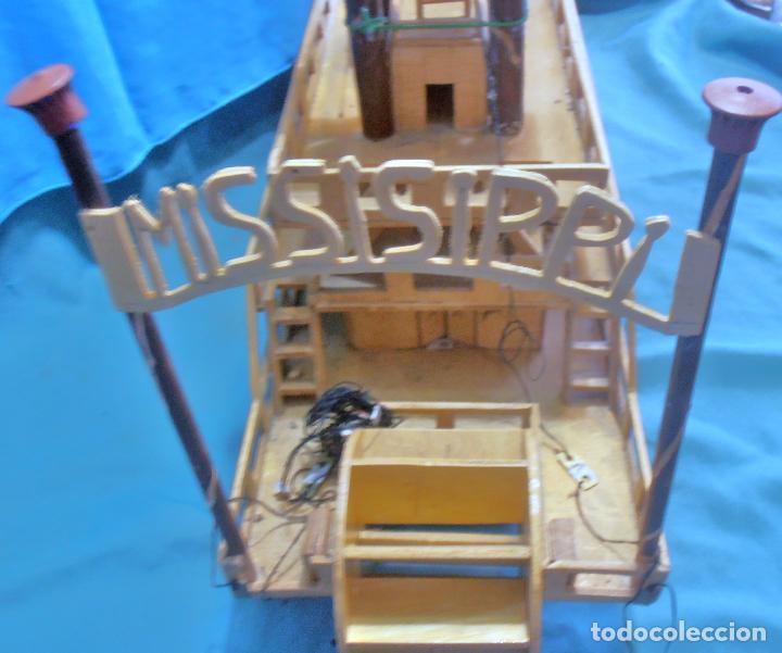 Antig&uuml;edades: MAQUETA BARCO MISSISIPI - Foto 14
