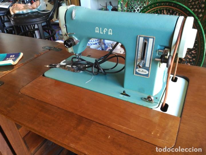 maquina de coser alfa modelo 80 con mueble - Comprar