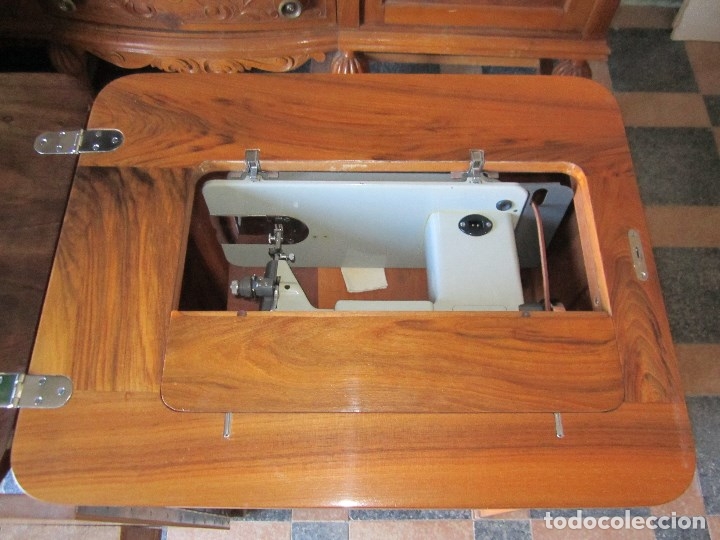 Antig&uuml;edades: MAQUINA DE COSER ALFA - FUNCIONANDO Y COMO NUEVA - Foto 10