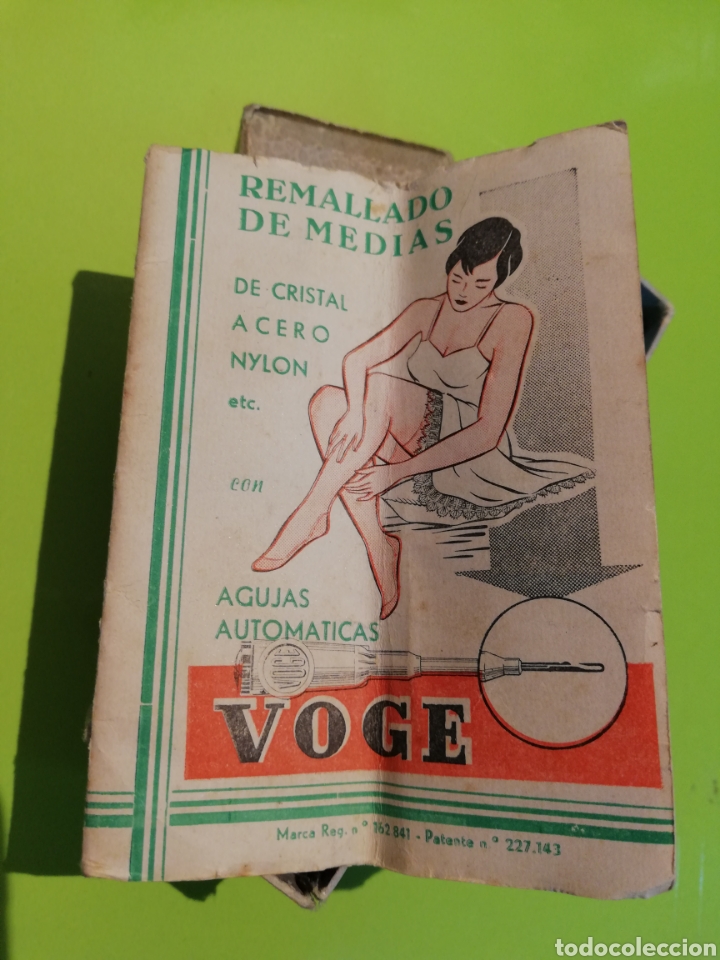 Antig&uuml;edades: Agujas Autom&aacute;ticas VOGE - Remallado de Medias - Foto 2