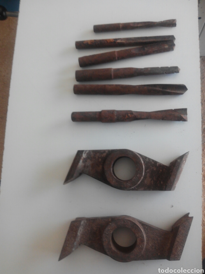 Antig&uuml;edades: Lote de 8 herramientas de carpinteria. - Foto 1