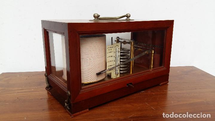 Antig&uuml;edades: BAROGRAFO ANEROIDE CON TERMOMETRO, JULES RICHARD - Foto 11