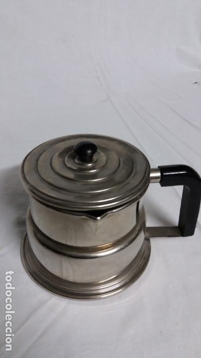 Antig&uuml;edades: CAFETERA ELECTRICA ART DECO DE LATON CROMADO - Foto 1