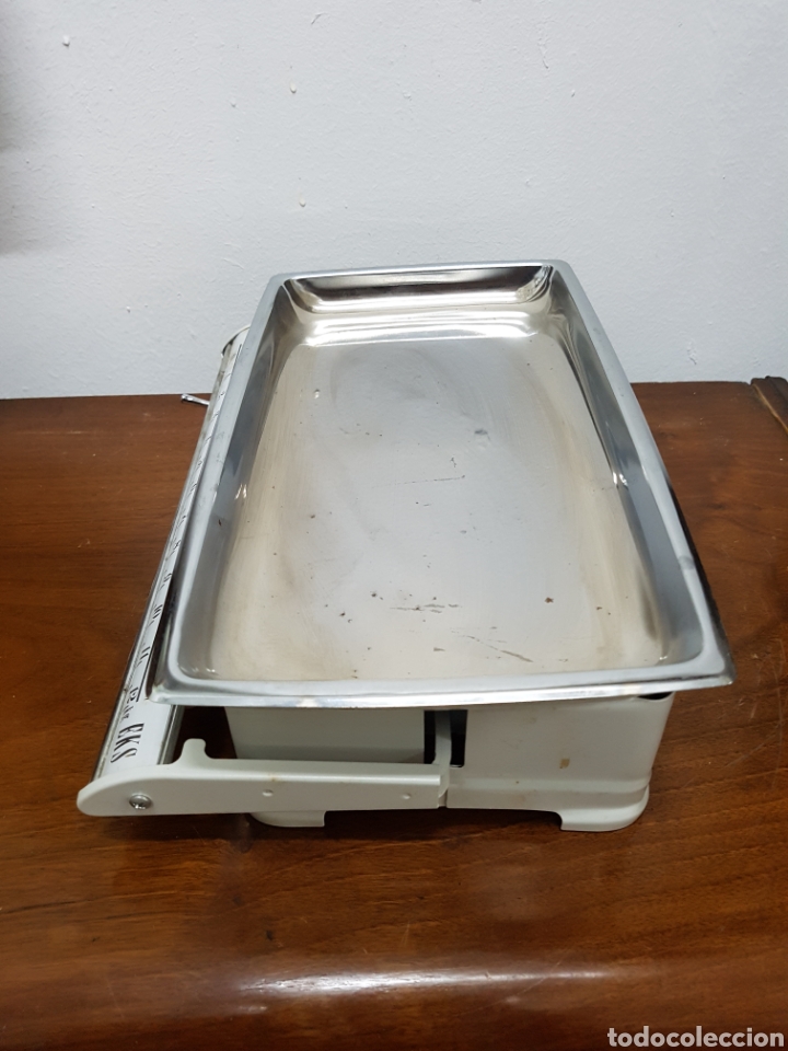 Antig&uuml;edades: B&aacute;scula Vintage EKS con caja - Foto 5