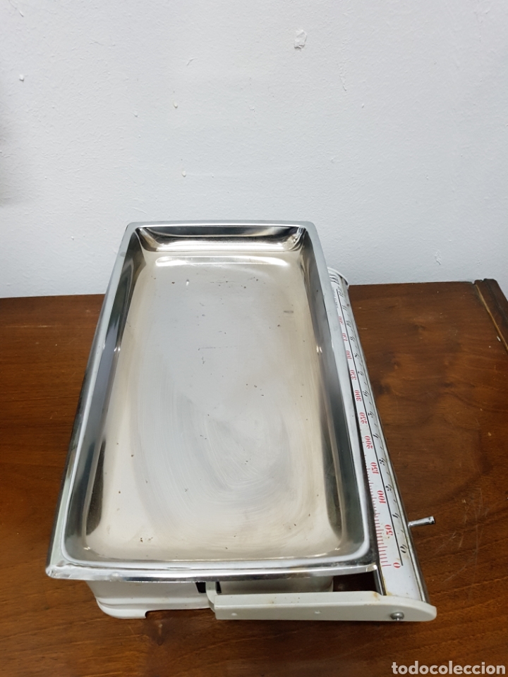 Antig&uuml;edades: B&aacute;scula Vintage EKS con caja - Foto 7