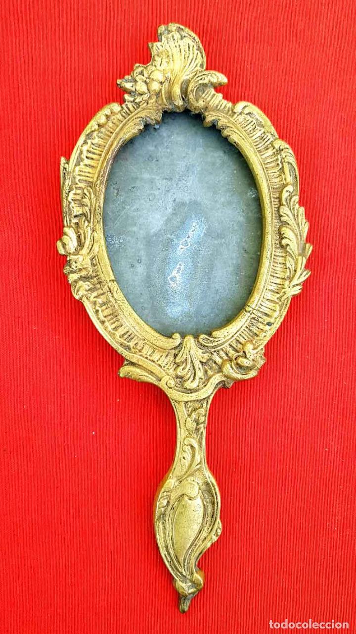 Antig&uuml;edades: ESPEJO ANTIGUO DE BRONCE - Foto 1