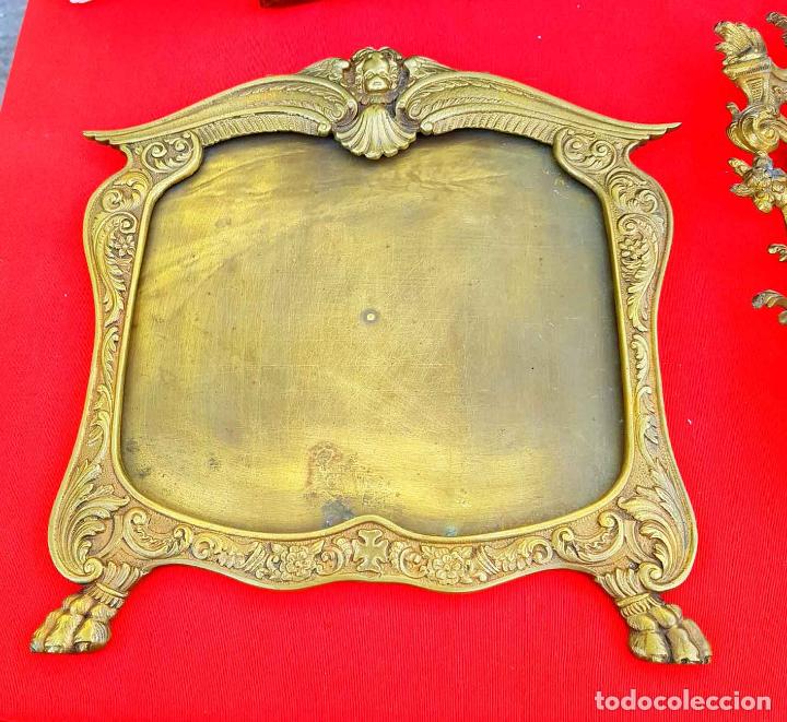 Antig&uuml;edades: PORTA RETRATOS  ANTIGUO DE BRONCE - Foto 1
