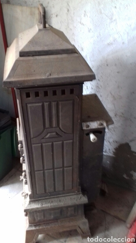 Antig&uuml;edades: estufa alemana de hierro - Foto 2