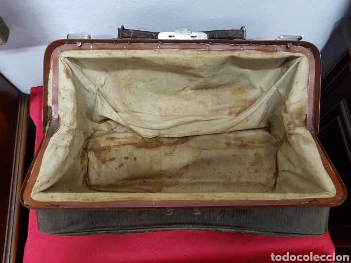 Antig&uuml;edades: Malet&iacute;n de m&eacute;dico vintage - Foto 8