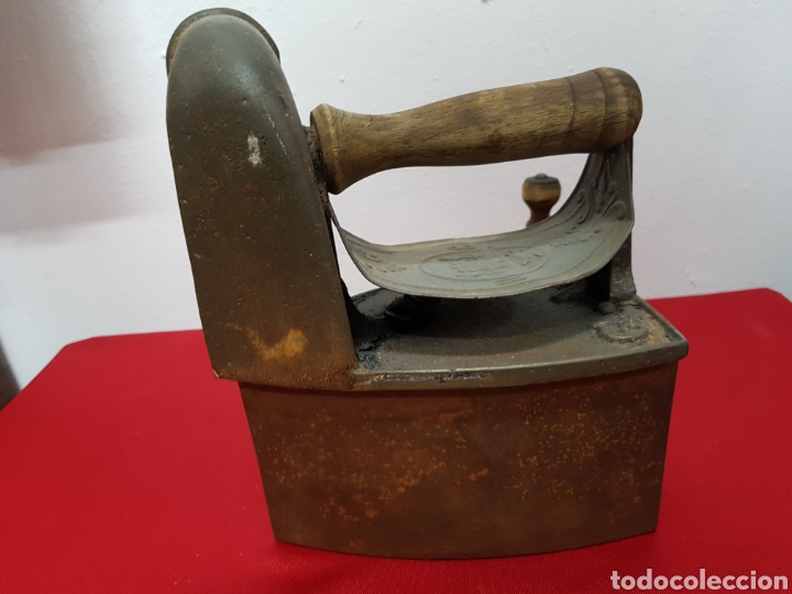 Antig&uuml;edades: Plancha hierro vintage con chimenea - Foto 6