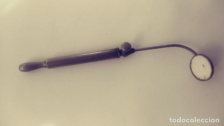 Antig&uuml;edades: antiguo espejo dentista - Foto 2