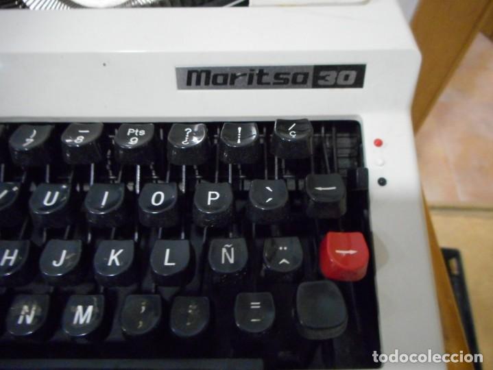 Antig&uuml;edades: M&aacute;quina de escribir Maritso 30 - Foto 3