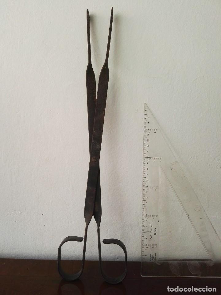 Antig&uuml;edades: Pinzas de Forja de hierro antiguas - Foto 5