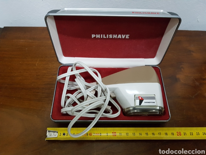 Antig&uuml;edades: M&aacute;quina afeitar Philisave vintage - Foto 1
