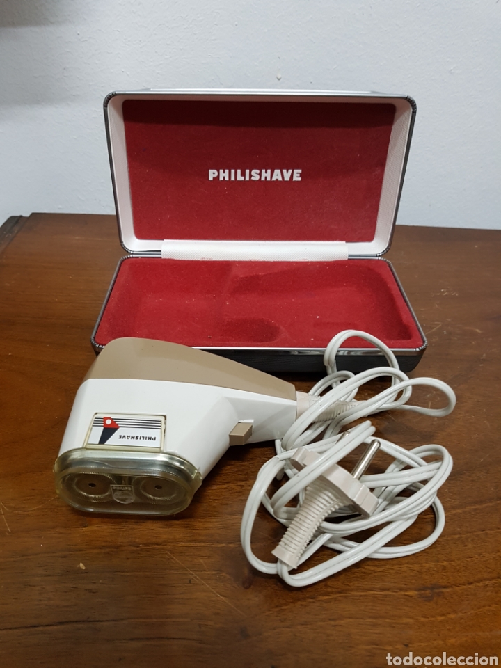 Antig&uuml;edades: M&aacute;quina afeitar Philisave vintage - Foto 2