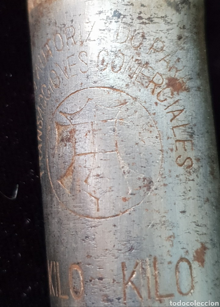 Antig&uuml;edades: Balanza de colgar 10 kg - Foto 5
