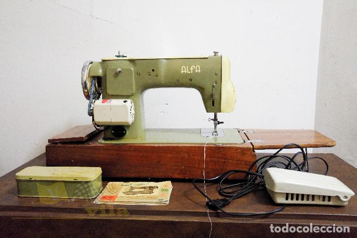 Antig&uuml;edades: M&aacute;quina de coser Alfamatic 103 - Foto 8
