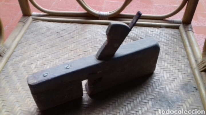 Antig&uuml;edades: Herramienta antigua cepillo de carpinter&iacute;a. Sin polillas - Foto 1
