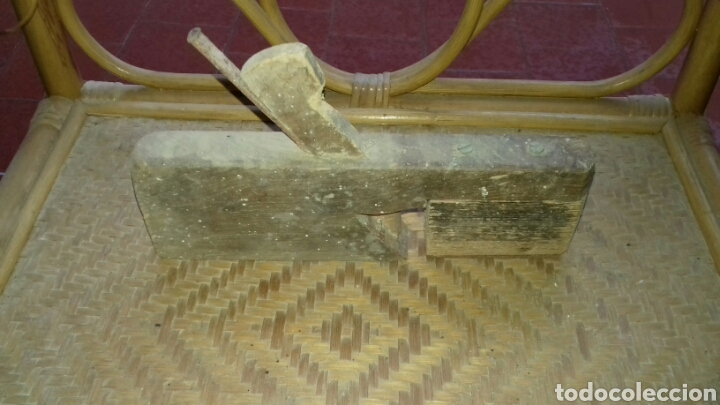 Antig&uuml;edades: Herramienta antigua cepillo de carpinter&iacute;a. Sin polillas - Foto 2