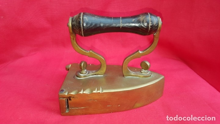 Antig&uuml;edades: Preciosa plancha en bronce. De 1800. - Foto 3