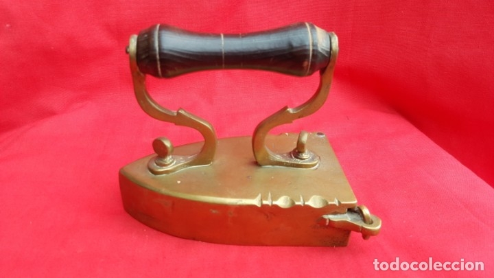 Antig&uuml;edades: Preciosa plancha en bronce. De 1800. - Foto 6